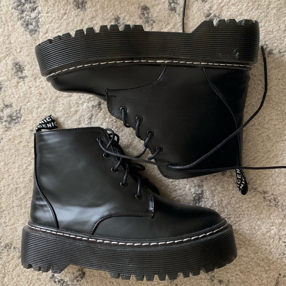 Chunky Combat Boots
